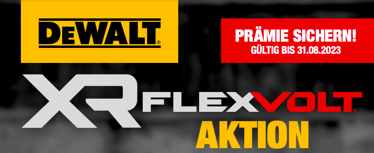 DeWalt Banner - FlexVolt Aktion