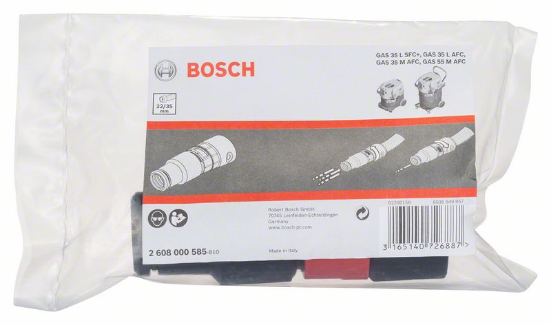▻ Bosch Werkzeugmuffe 22 mm, 35 mm, für GAS 35-55 (2 608 000 585