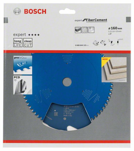 ▻ Bosch Kreissägeblatt 34,99€ 121) 608 Cement, for Expert x ab (2 | Fibre x 4 20 2,2 160 644 Toolbrothers mm
