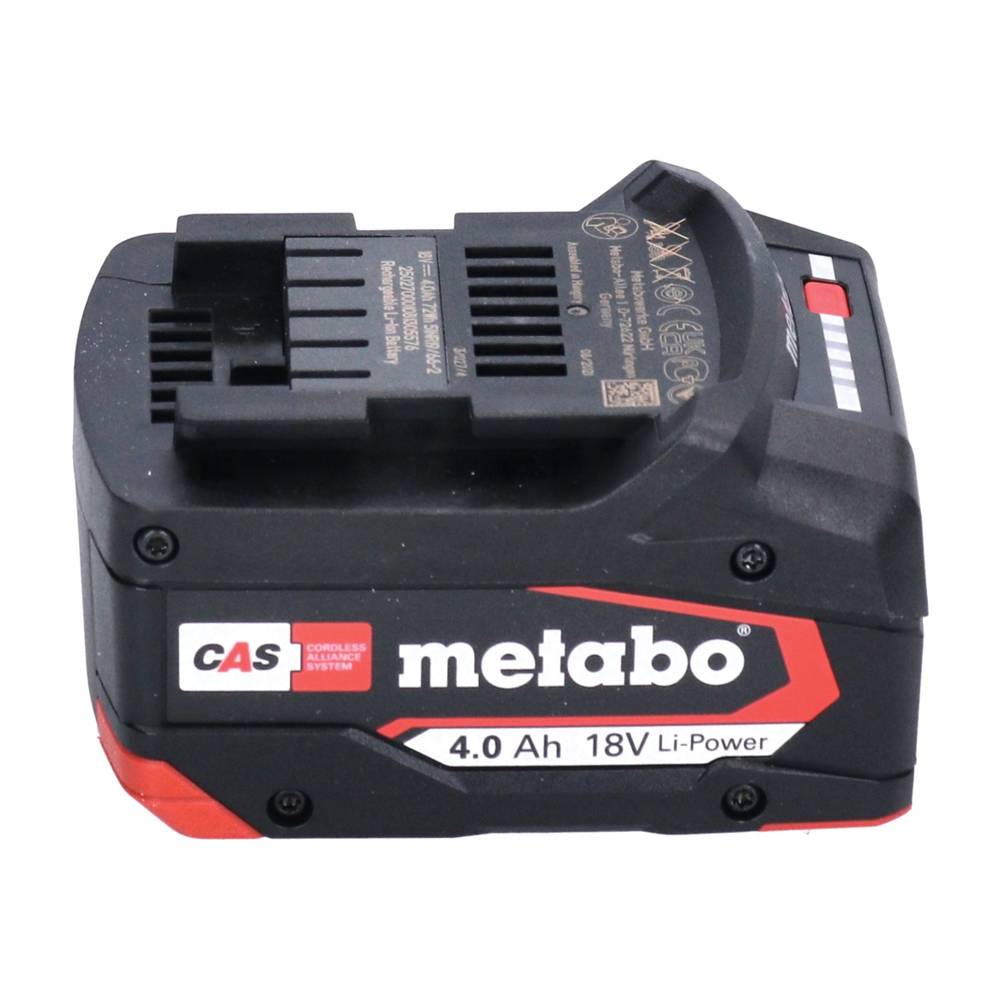 METABO Batterie 18V Li-Ion 4,0Ah - 625591000 - 625027000