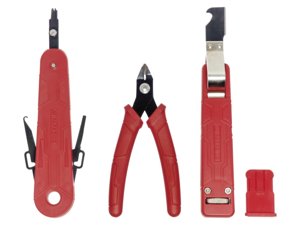 ▻ ab 4,99€ Abmantelungswerkzeug Werkzeug Seitenschneider Terminal / LSA | / Toolbrothers PARKSIDE