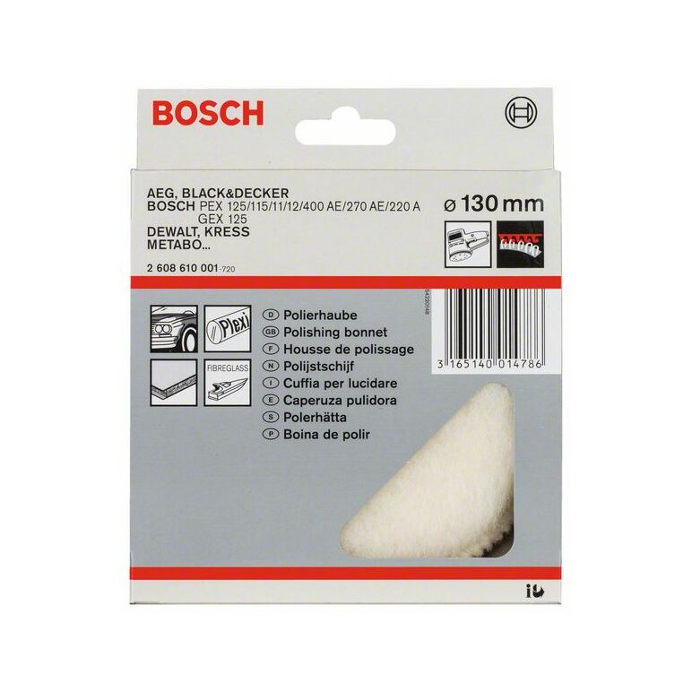 Bosch Polierhaube Lammfell 130mm 